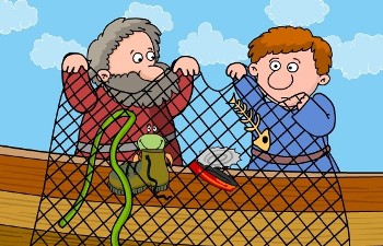 Петро рибалка. Перше покликання учнів